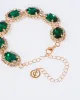 Green Framed Oval Crystal Bracelet sold by Collete Hayman