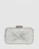 Silver Tahlia Twist Clutch Bag sold by Collete Hayman