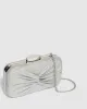 Silver Tahlia Twist Clutch Bag sold by Collete Hayman