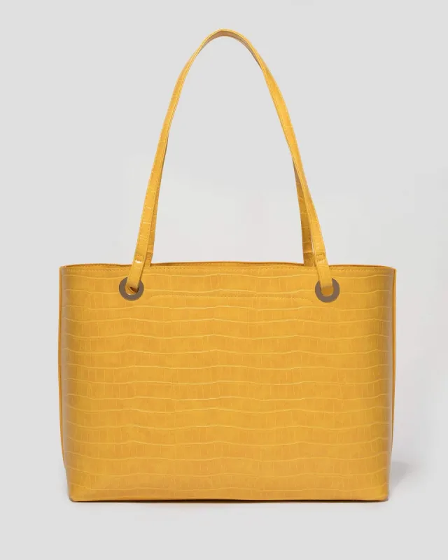 Yellow Anya Tote Bag sold by Collete Hayman