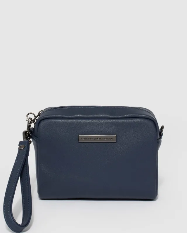 Suri Navy Crossbody Bag sold by Collete Hayman