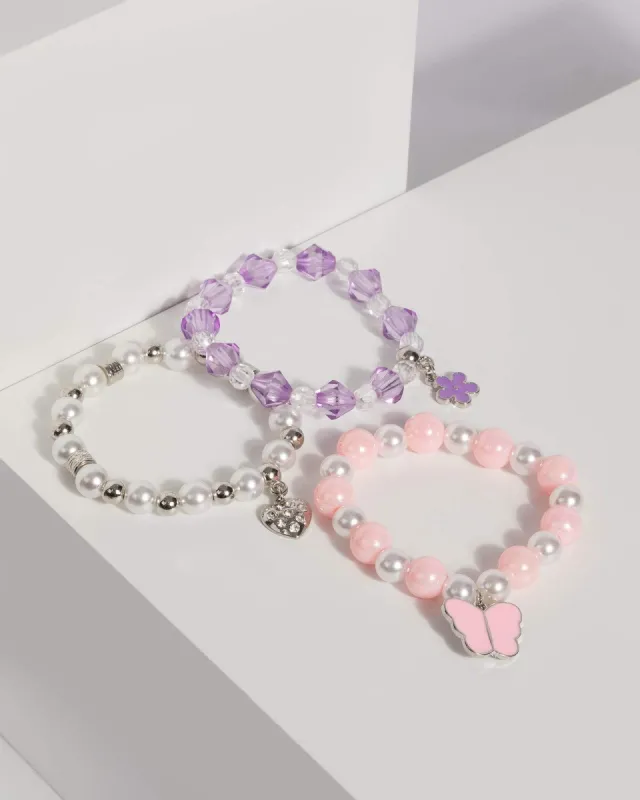 Multi Butterfly and Heart Multi Bracelet sold by Collete Hayman