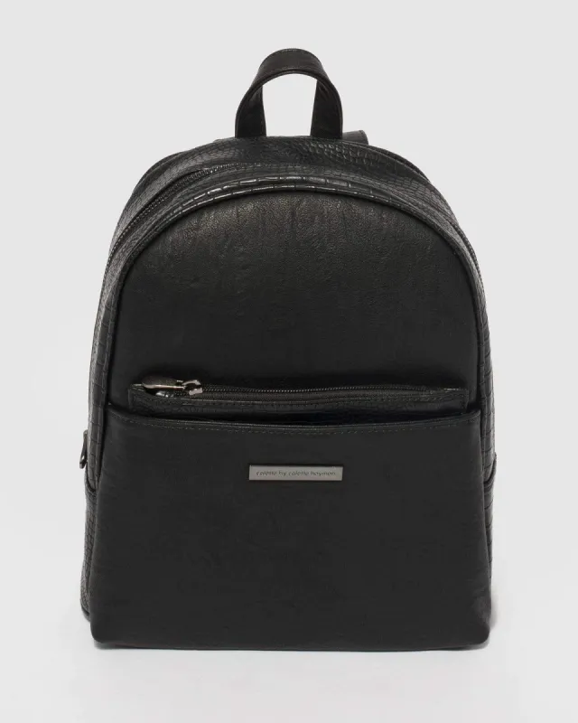 Black Alexa Medium Backpack sold by Collete Hayman