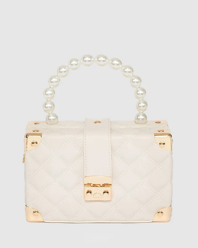Ivory Kendall Star Stud Trunk Bag sold by Collete Hayman