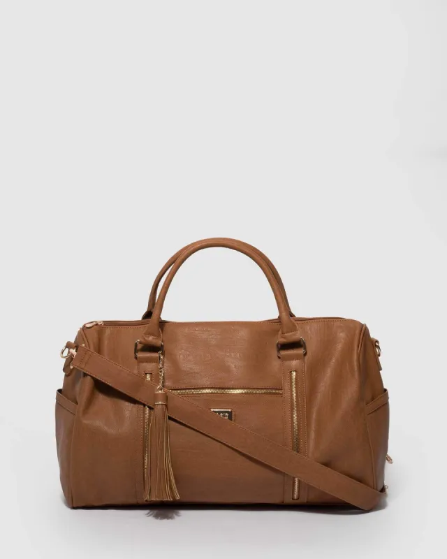Tan Kelly Weekender Bag sold by Collete Hayman