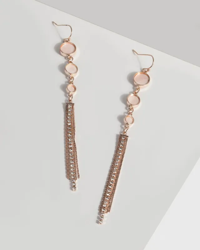 Multi Metal Tassel Earrings sold by Collete Hayman