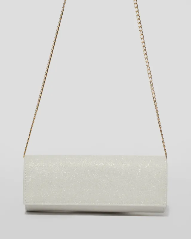 White Nolene Clutch Bag sold by Collete Hayman