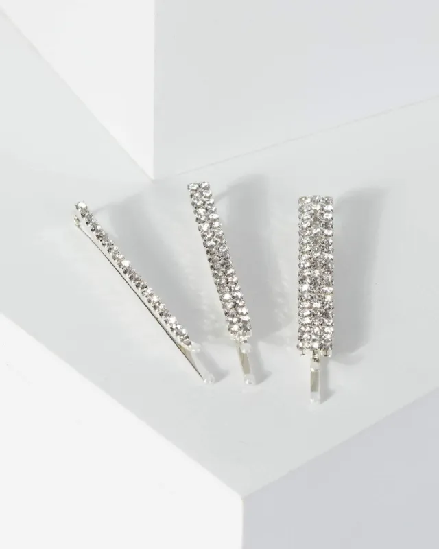Silver Ascending Bobby Pins sold by Collete Hayman