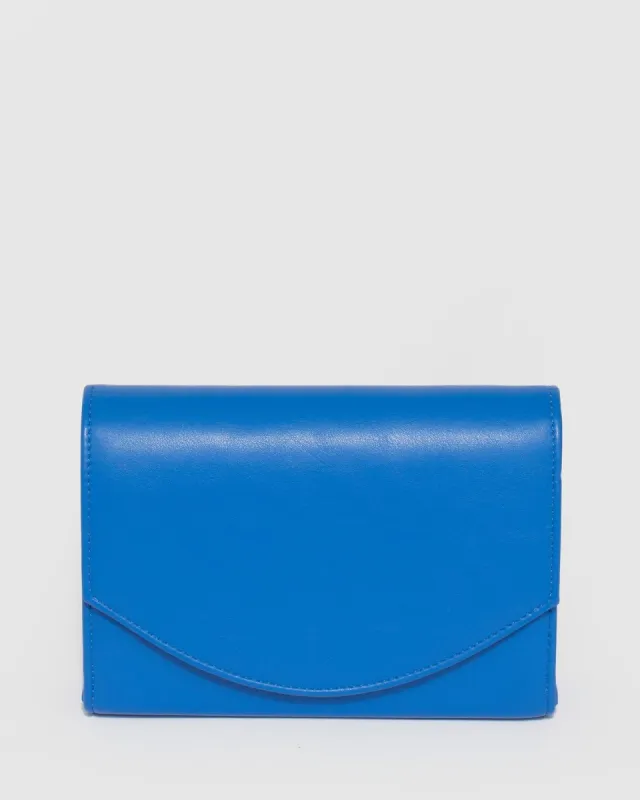 Blue Alexa Clutch Bag sold by Collete Hayman