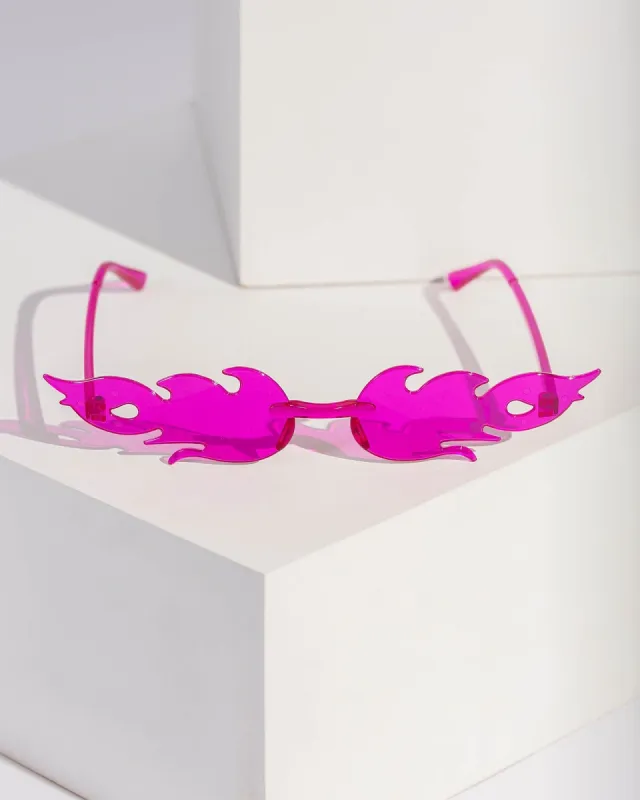 Pink Flame Sunglasses sold by Collete Hayman