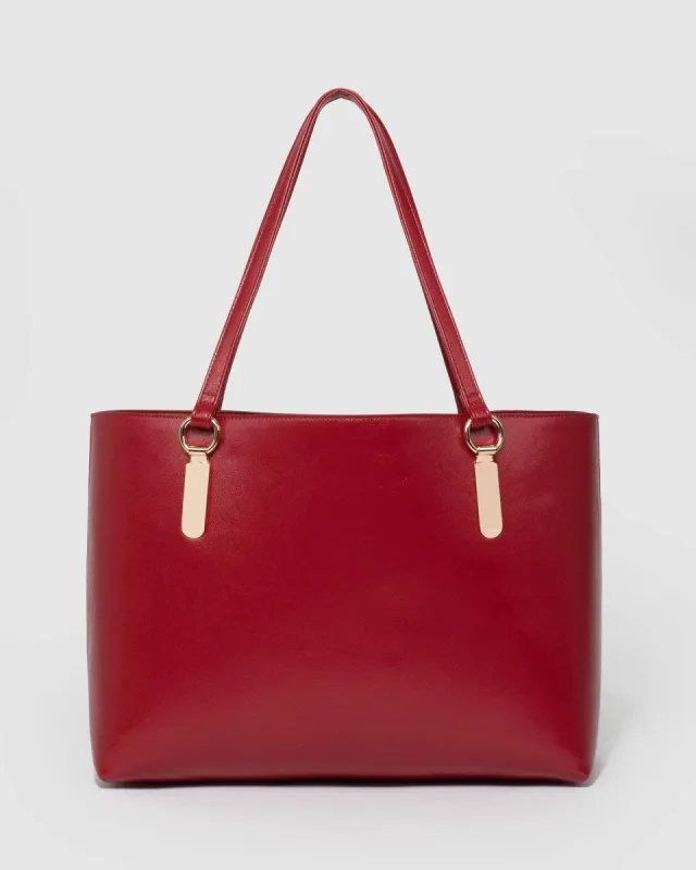 Red Angelina Tote Bag sold by Collete Hayman