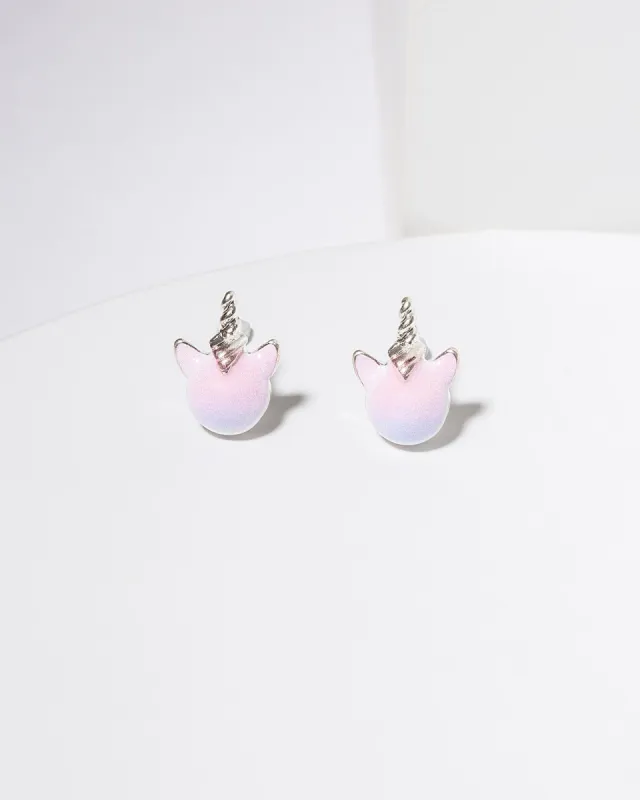 Multi Colour Unicorn Stud Earrings sold by Collete Hayman