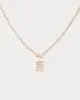 Rose Gold Rectangle Pendant Toggle Necklace sold by Collete Hayman