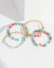 Multi Colour Christmas Beaded Bracelet Pack sold by Collete Hayman