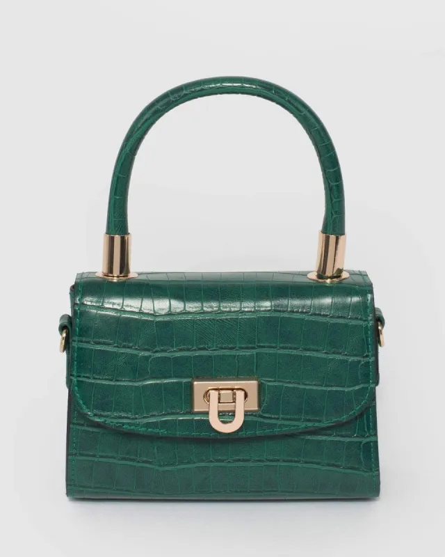 Green Kiki Lock Mini Bag sold by Collete Hayman