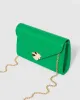 Green Isidora Envelope Clutch Bag sold by Collete Hayman
