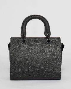 Black Ella Large Emboss Tote Bag sold by Collete Hayman