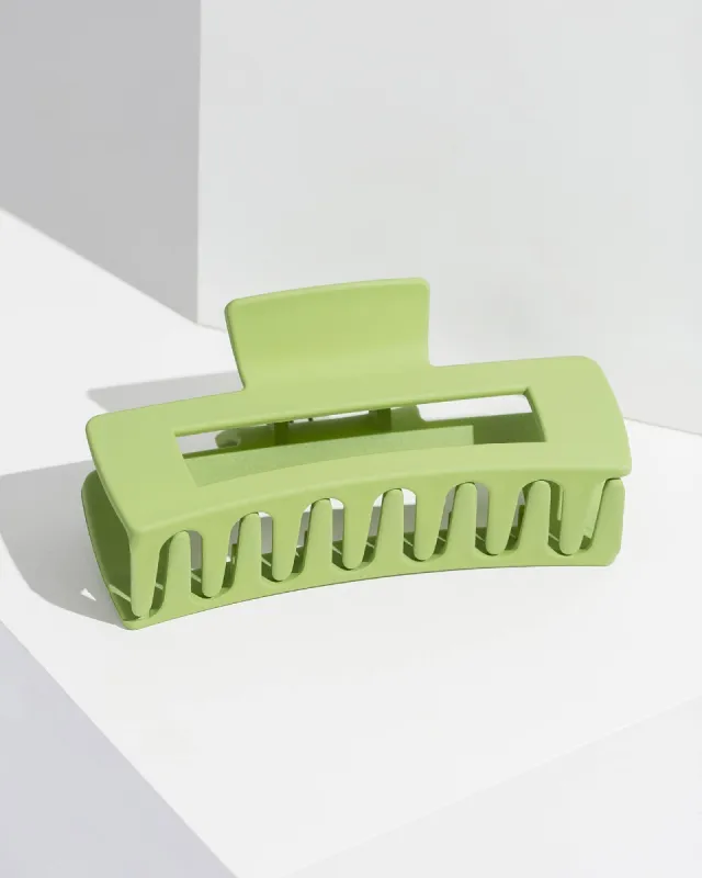 Green Rectangle Matte Claw Clip sold by Collete Hayman