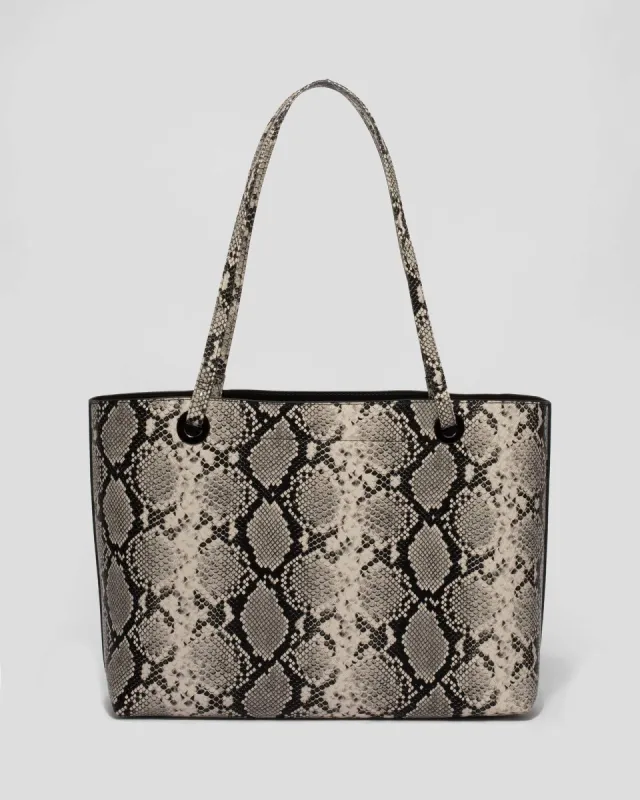 Python Print Anya Tote Bag sold by Collete Hayman
