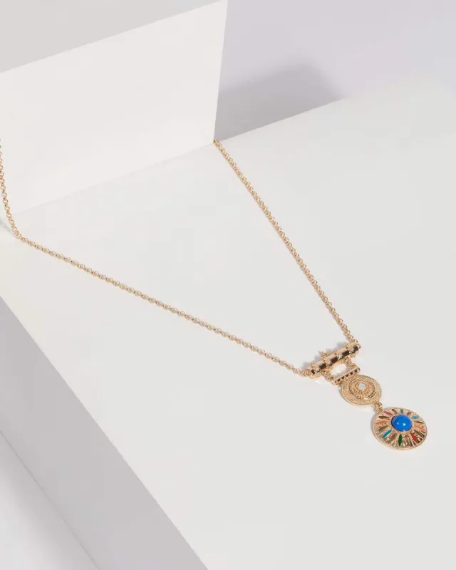 Blue Resort Long Necklace sold by Collete Hayman