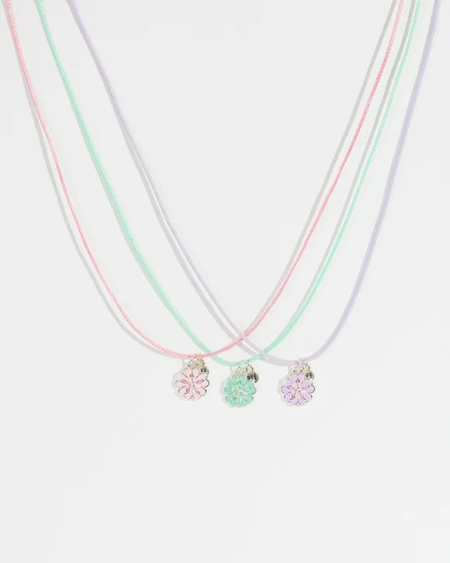 Multi Colour Flower BFF Necklace Pack sold by Collete Hayman