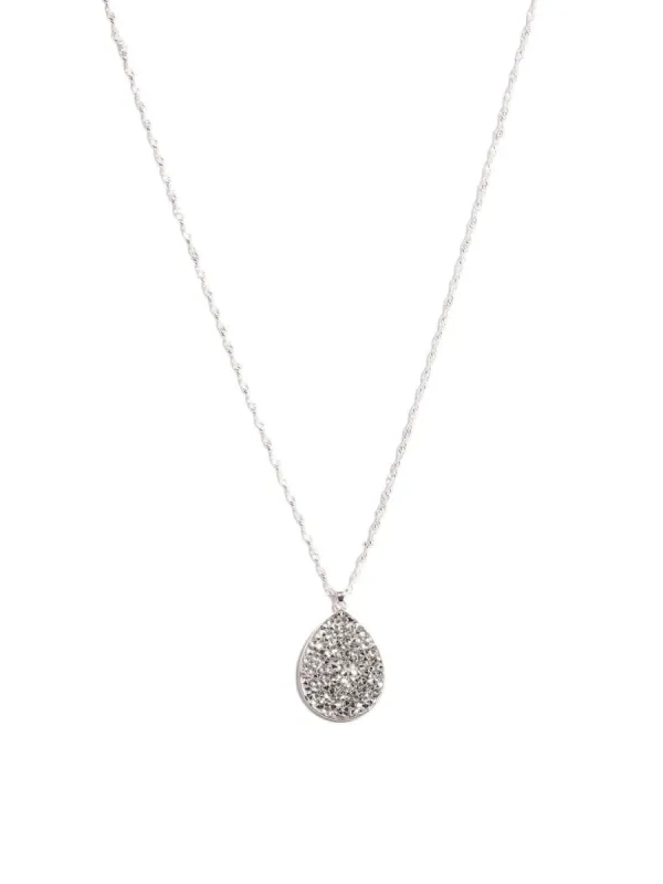 Diamante Stones Teardrop Pendant Necklace sold by Collete Hayman