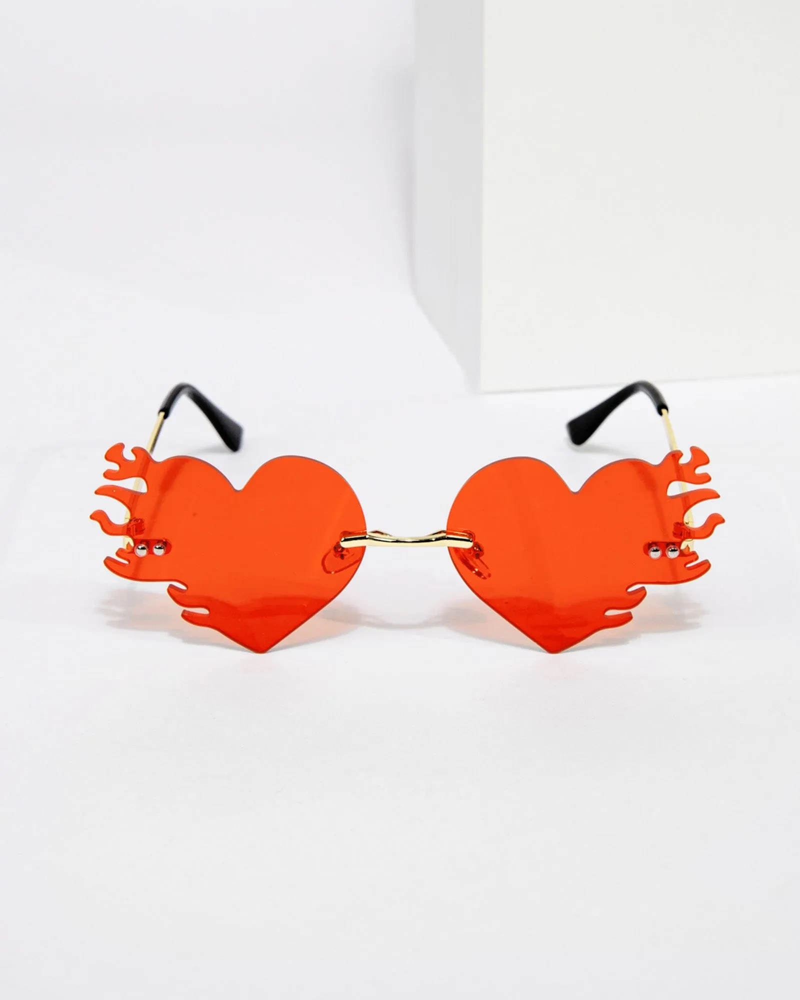 Red Flaming Heart Sunglasses sold by Collete Hayman