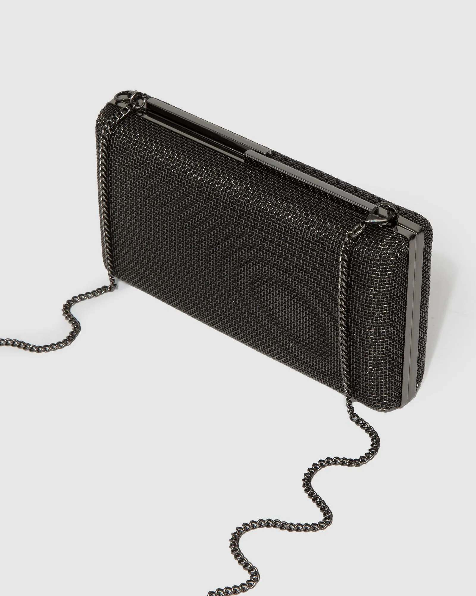 Gunmetal Lulu Clutch Bag sold by Collete Hayman product image thumbnail 5