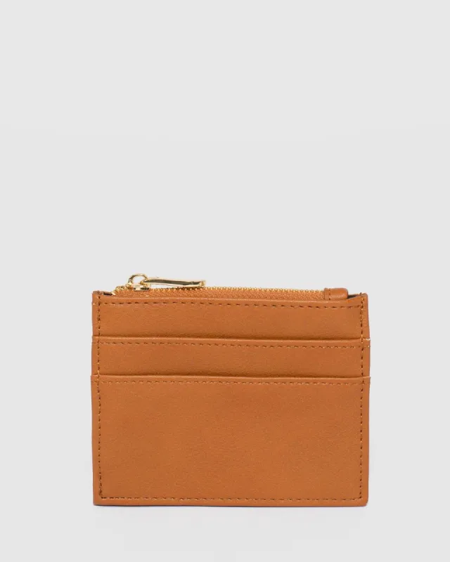 Tan Conscious Card Purse sold by Collete Hayman