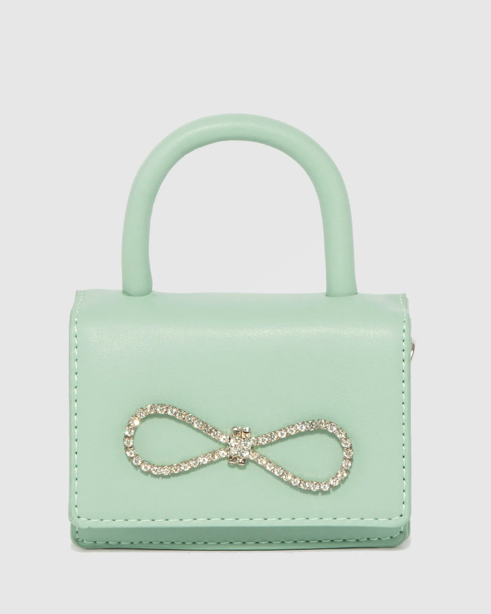 Green Isabella Bow Mini Bag sold by Collete Hayman