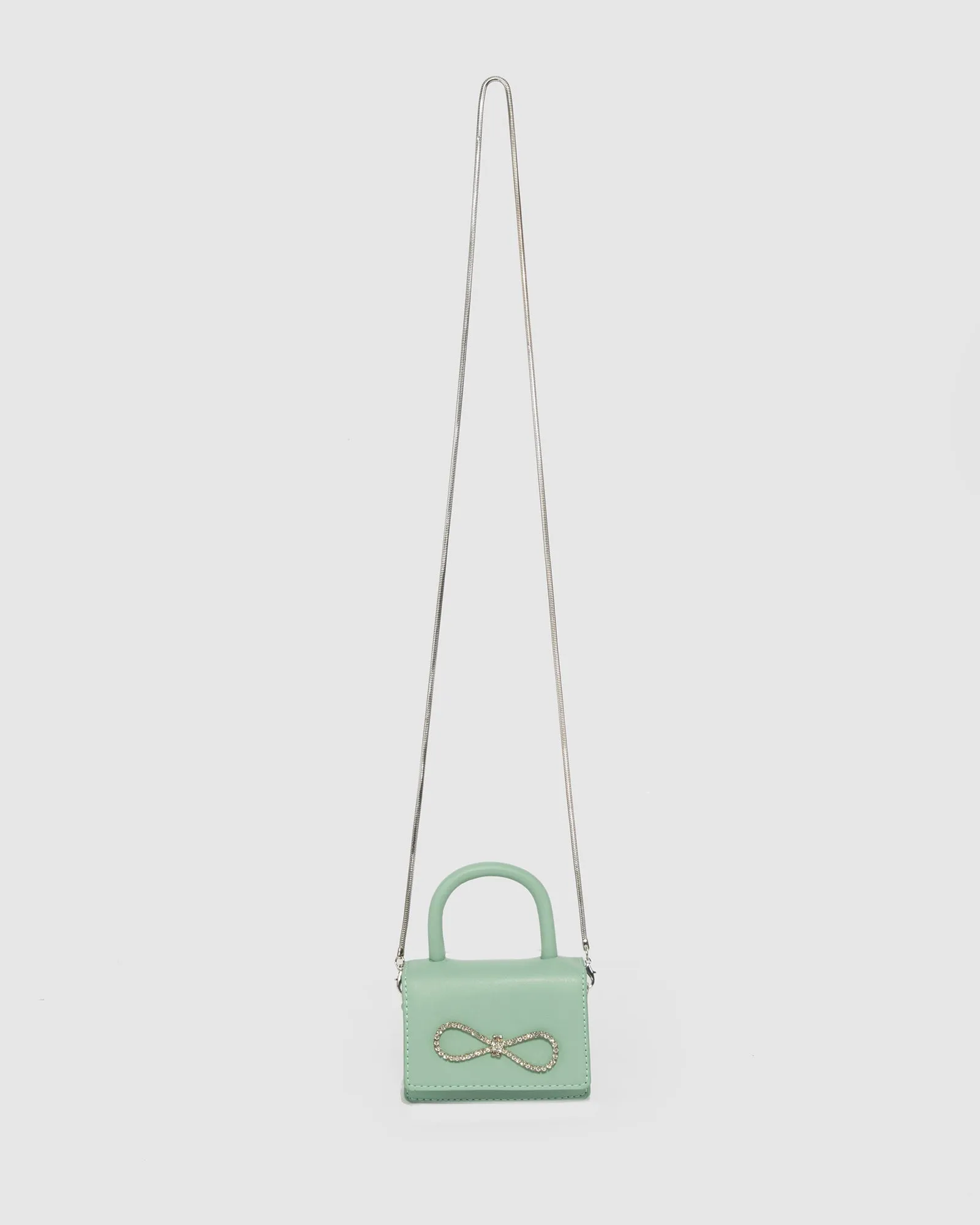 Green Isabella Bow Mini Bag sold by Collete Hayman product image thumbnail 3