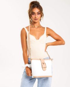 Ivory Camilla Medium Crossbody Bag sold by Collete Hayman