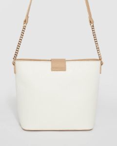 Ivory Camilla Medium Crossbody Bag sold by Collete Hayman