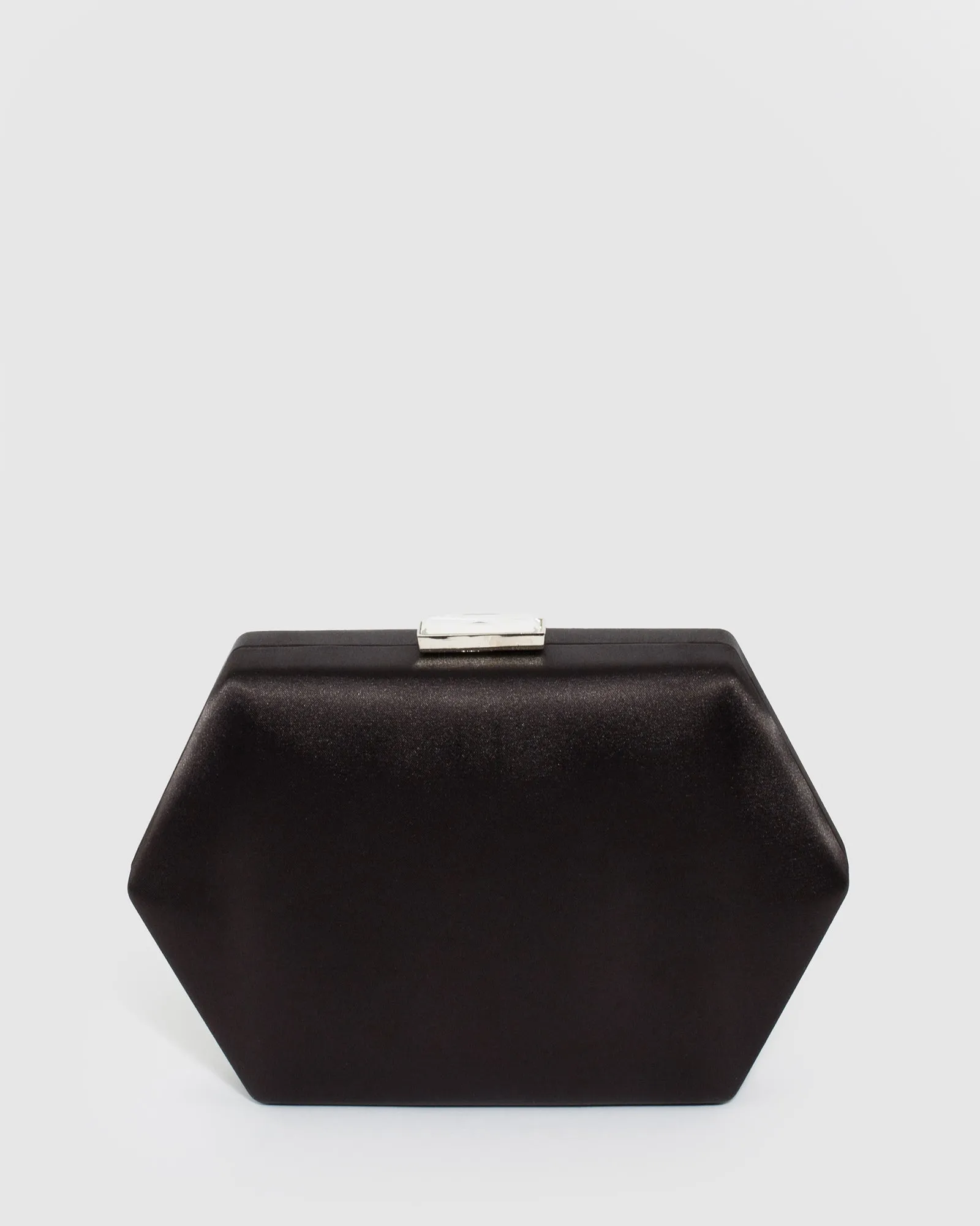 Black Evelyn Crystal Clutch Bag sold by Collete Hayman product image thumbnail 4