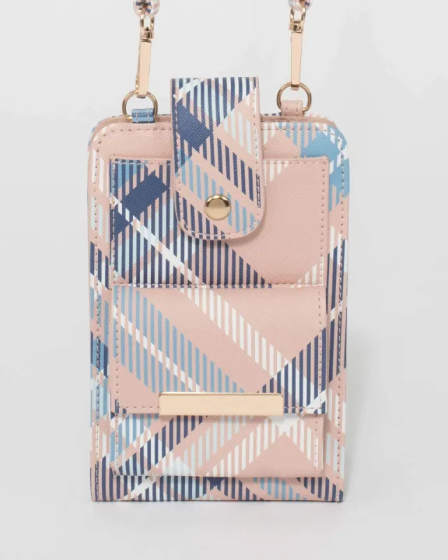 Pink Print Esther Pocket Cross Body Bag sold by Collete Hayman