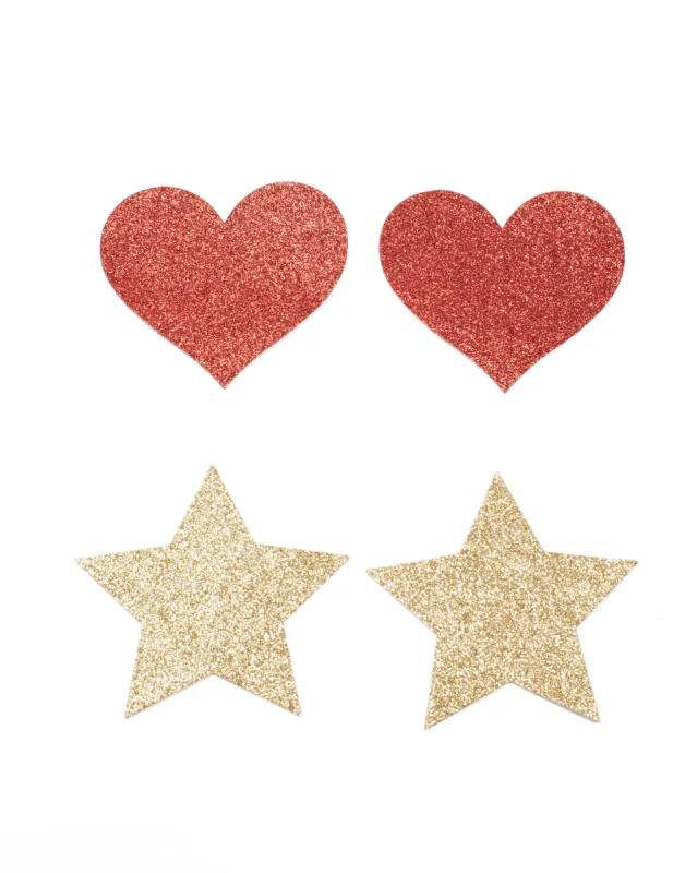 Sticker Pasties Heart Star Pack sold by Collete Hayman