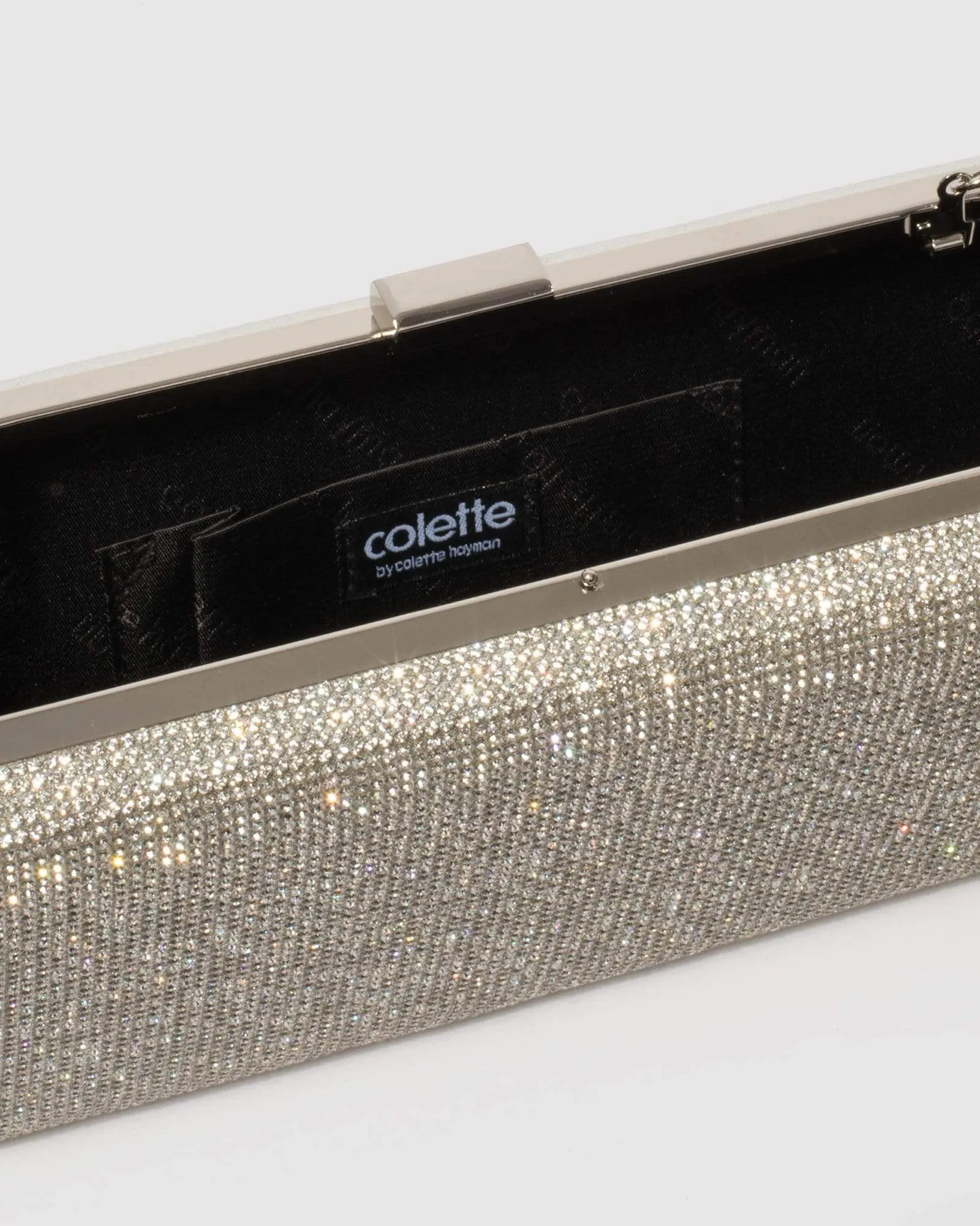 Silver Margot Hardcase Clutch Bag sold by Collete Hayman product image thumbnail 5