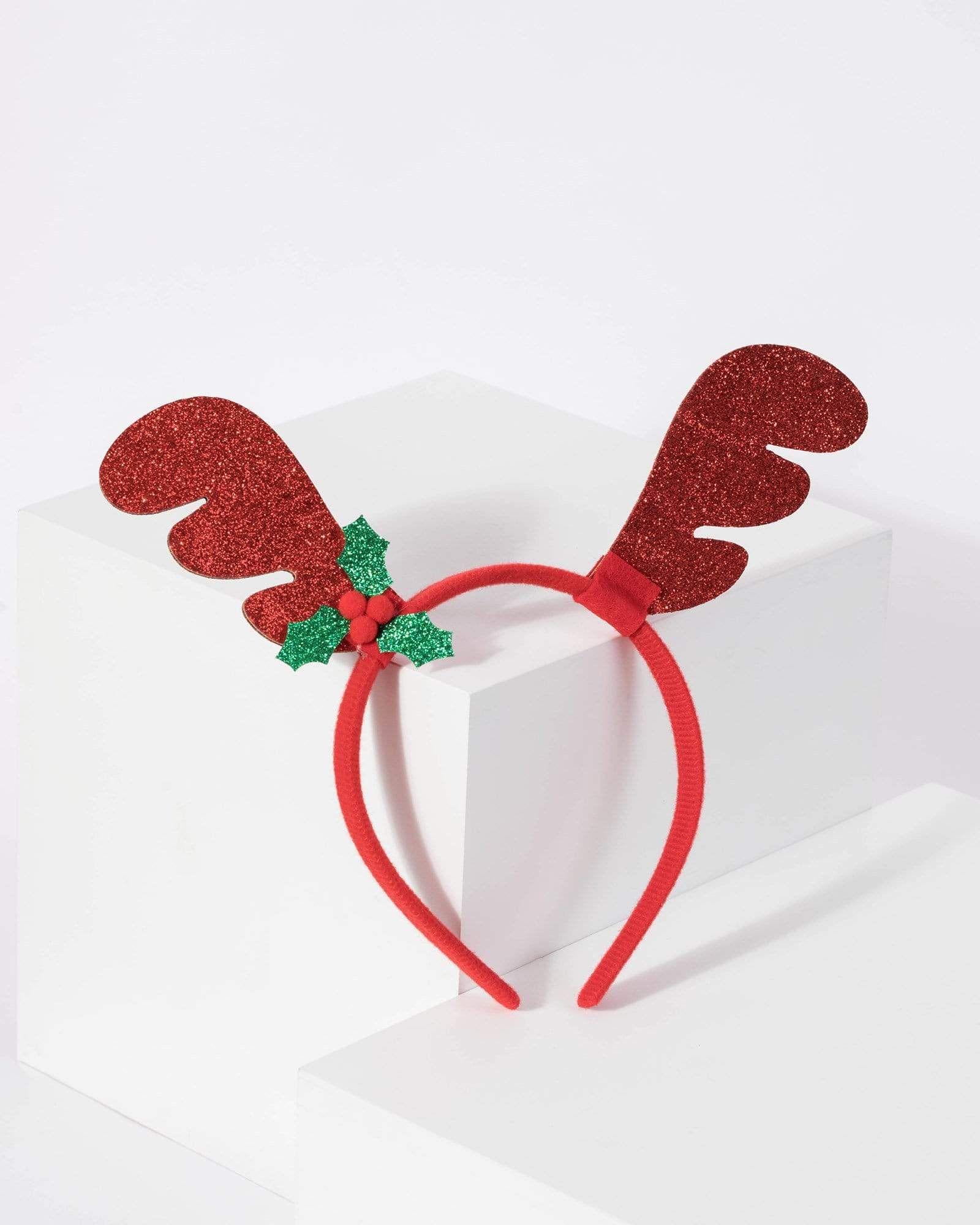 Glitter Reindeer Ears Headband sold by Collete Hayman product image thumbnail 2