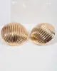 Gold Textured Dome Stud Earrings sold by Collete Hayman