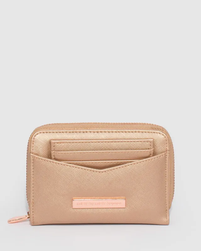 Rose Gold Cherri Wallet sold by Collete Hayman