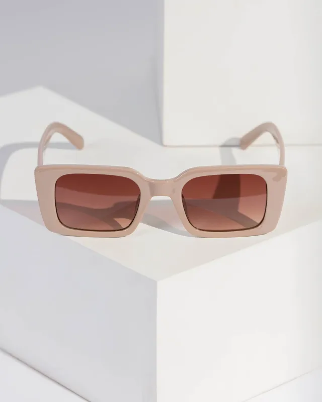Brown Rectangle Sunglasses sold by Collete Hayman