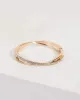 Crystal Gold Tone Diamante Twist Cuff Bracelet sold by Collete Hayman