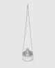 Silver Miley Round Clutch Bag sold by Collete Hayman