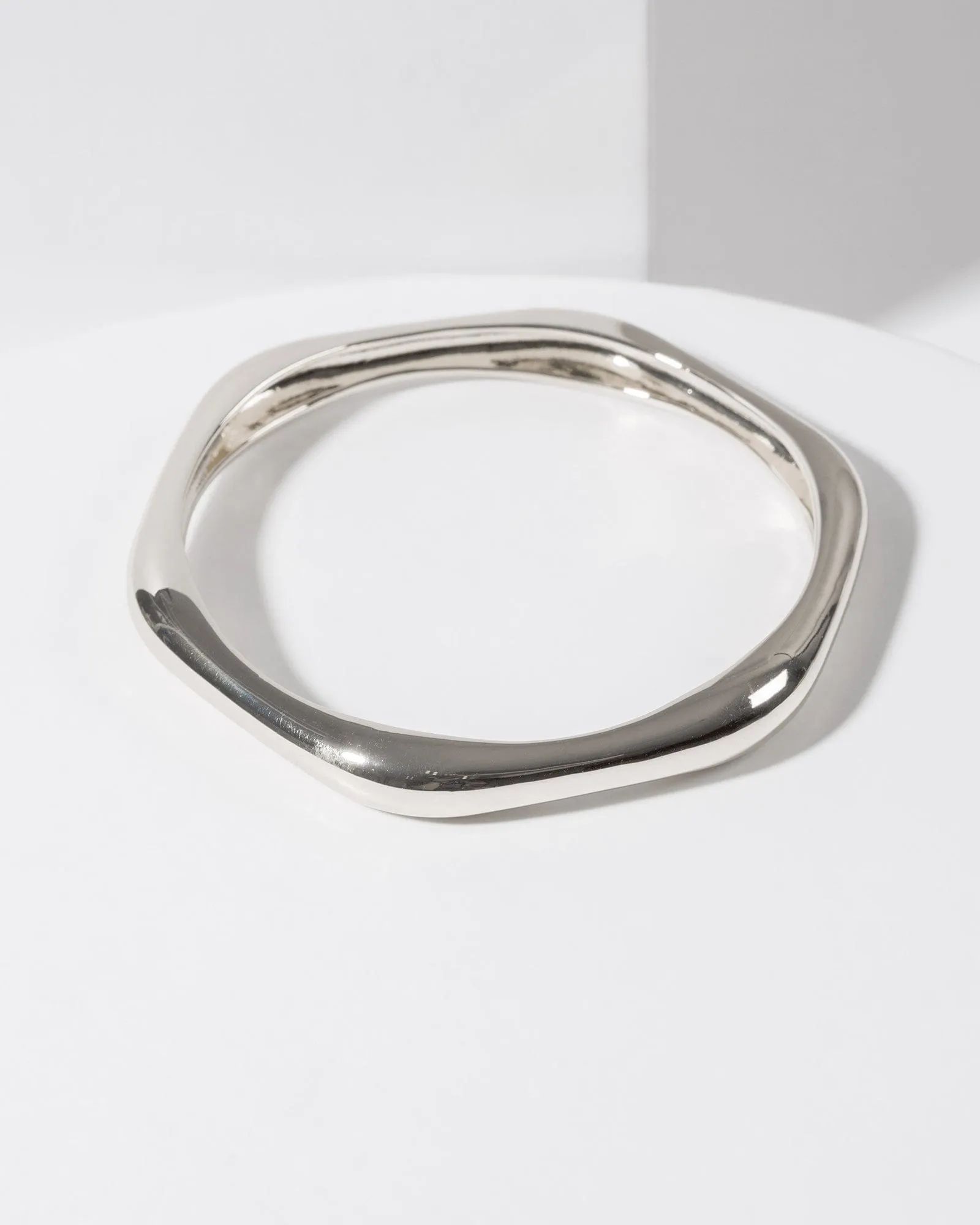 Silver Liquid Metal Bangle sold by Collete Hayman