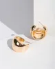Gold Small Thick Hoop Earrings sold by Collete Hayman