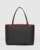 Black & Red Angelina Tote Bag sold by Collete Hayman