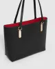 Black & Red Angelina Tote Bag sold by Collete Hayman