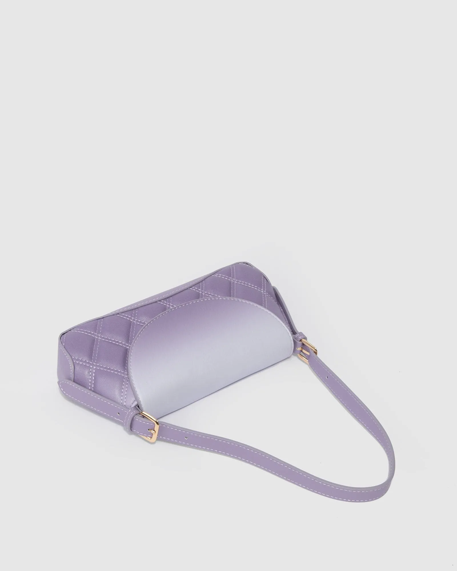 Ombre Lilac Sian Quilted Shoulder Bag sold by Collete Hayman product image thumbnail 4