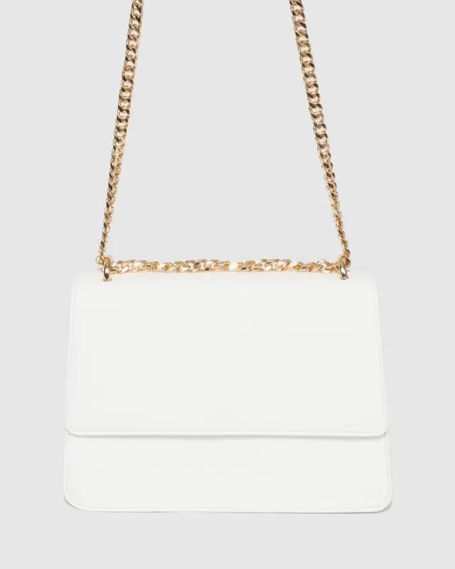 White Rachel Crossbody Bag sold by Collete Hayman