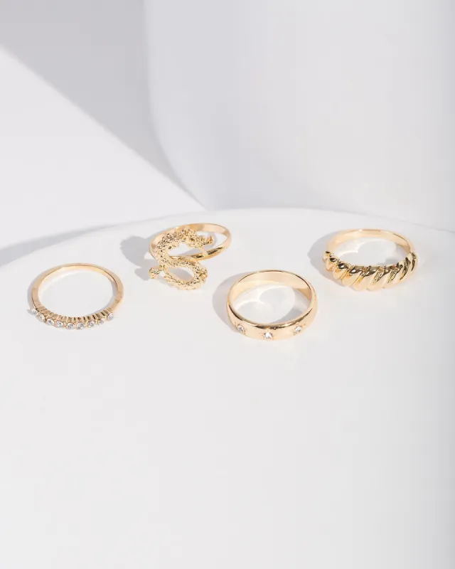 Gold Dragon Ring Pack made by Collete Hayman